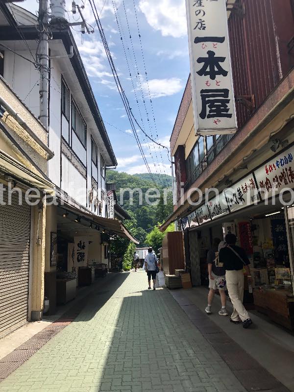 長瀞の商店街